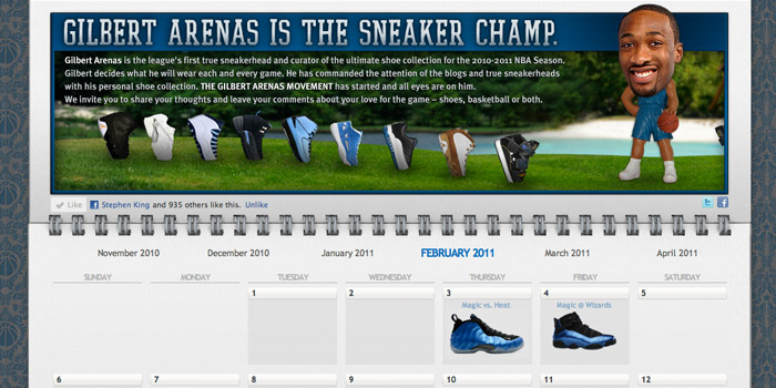 Gilbert Arenas: Sneakerchamp